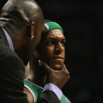 KG Rondo jaw-grab