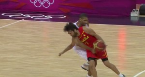 Groin shots are becoming the norm in Olympic basketball