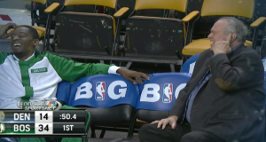 Caption this: Heinsohn & Crawford… just chillin