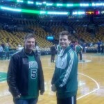 Mike & friend repping the green